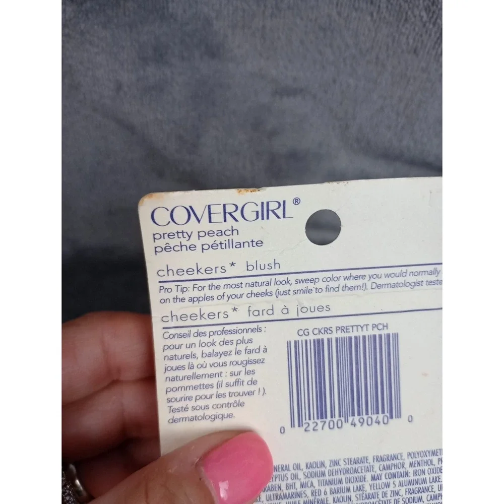 COVERGIRL Cheekers Blush Pretty Peach 150 Makeup Vintage NIB‎